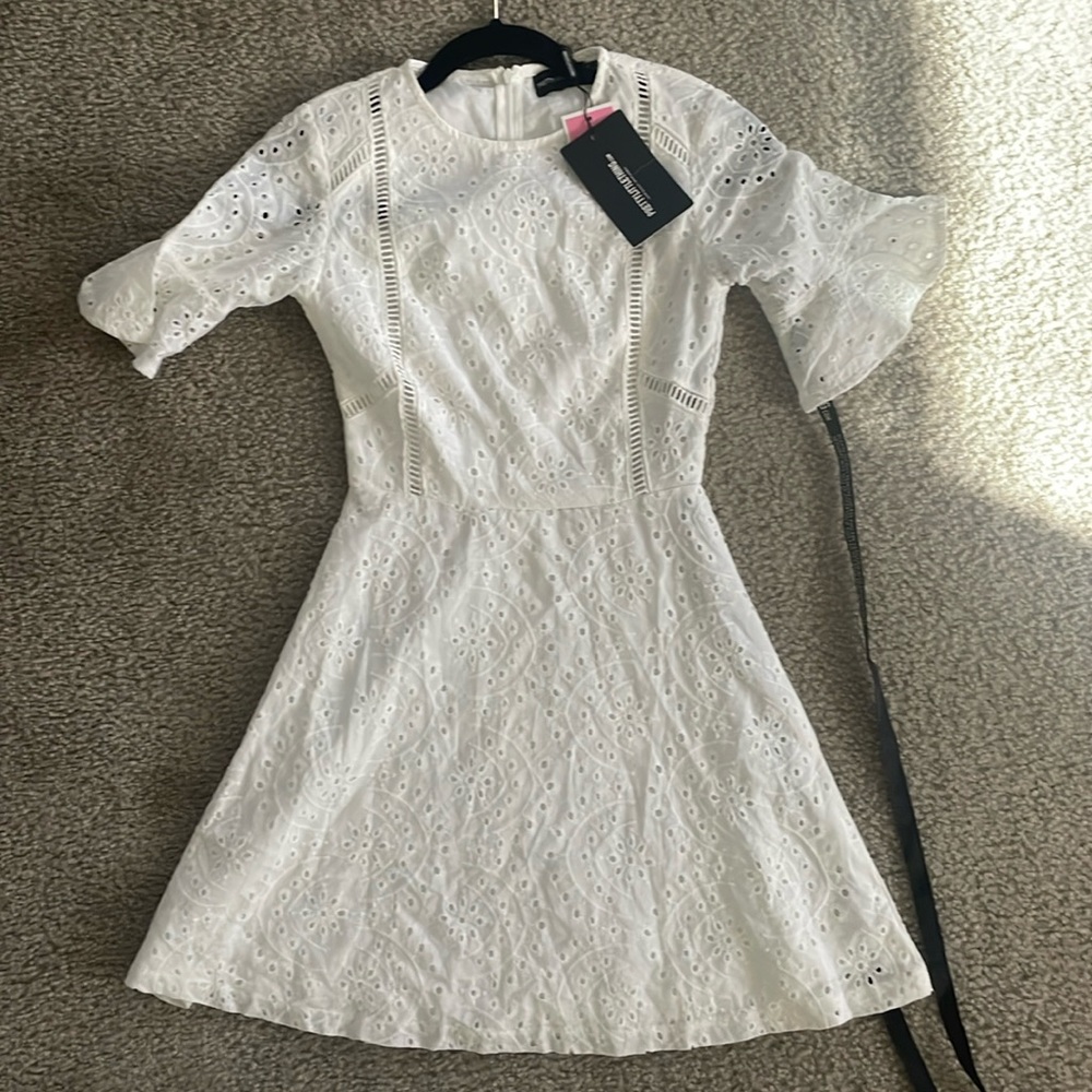 Pretty Little Thing eyelet dress